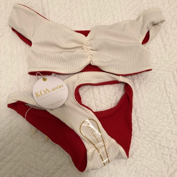 KOA NWT Catalina XS swimsuit Reversible - Picture 5 of 6